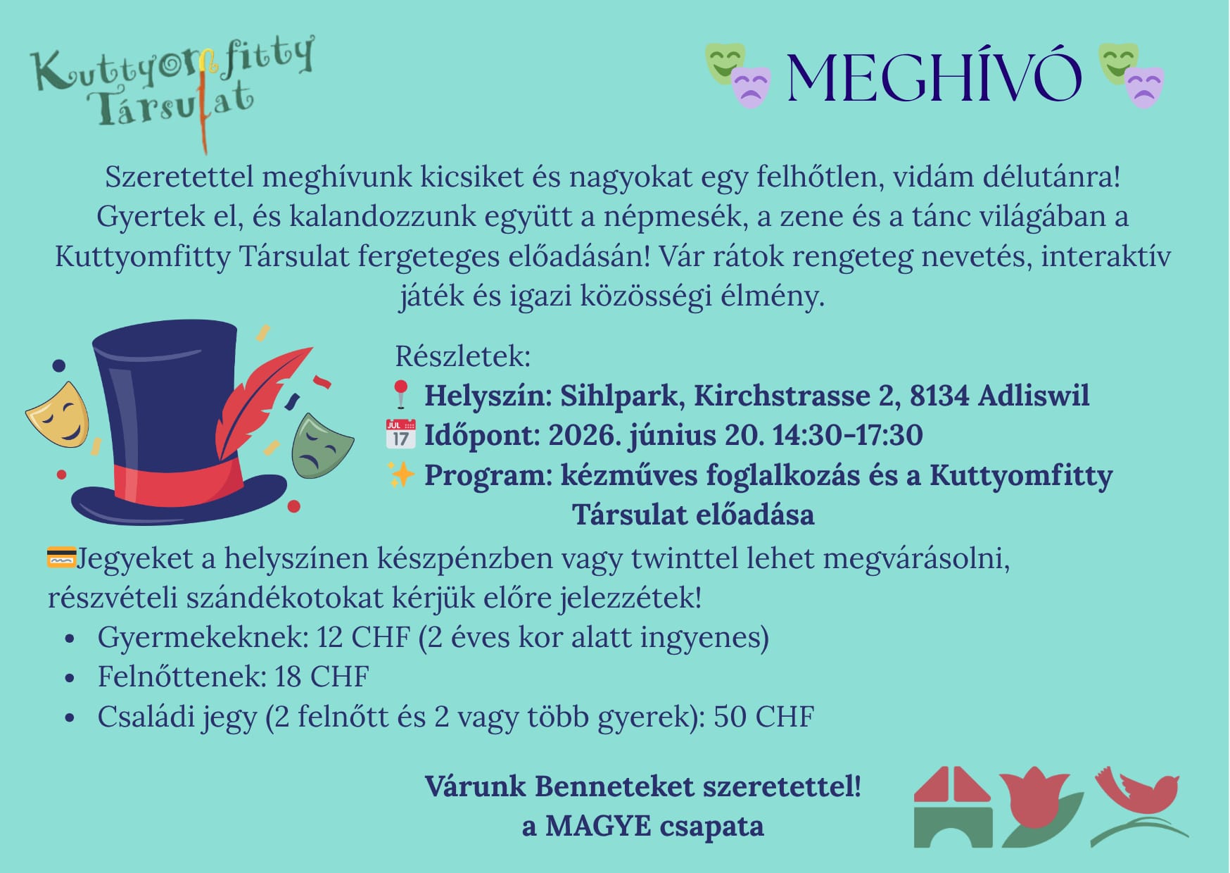 🎭 „Egyszer egy királyfi” – mesejáték a Kuttyomfitty Társulattal! 👑