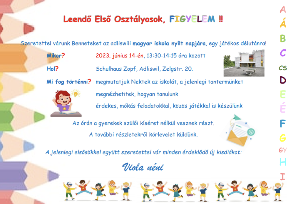 Nyílt nap az iskolában